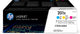 HP 201X 3-pack High Yield Cyan/Magenta/Yellow Original LaserJet Toner Cartridges tonerpatron Blå, Magenta, Gul