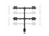 Multibrackets 3316 skærmbeslag og -stativer 68,6 cm (27") Skrivebord Sort