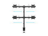 Multibrackets 3316 skærmbeslag og -stativer 68,6 cm (27") Skrivebord Sort
