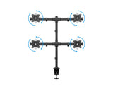 Multibrackets 3316 skærmbeslag og -stativer 68,6 cm (27") Skrivebord Sort