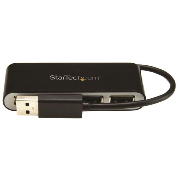 StarTech.com ST4200MINI2 interface hub USB 2.0 480 Mbit/s Sort, Sølv