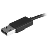 StarTech.com ST4200MINI2 interface hub USB 2.0 480 Mbit/s Sort, Sølv