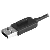 StarTech.com ST4200MINI2 interface hub USB 2.0 480 Mbit/s Sort, Sølv