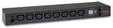 APC AP7820B strømforsyningsenhed (PDU) 8 AC stikkontakt(er) 0U/1U Sort