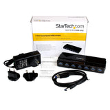 StarTech.com ST7300USB3B interface hub USB 3.2 Gen 1 (3.1 Gen 1) Type-B 5000 Mbit/s Sort