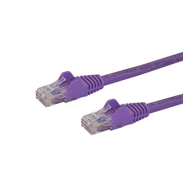 StarTech.com N6PATC2MPL netværkskabel Lilla 2 m Cat6 U/UTP (UTP)