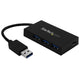 StarTech.com HB30A3A1CFB interface hub USB 3.2 Gen 1 (3.1 Gen 1) Type-A 5000 Mbit/s Sort