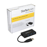 StarTech.com HB30A3A1CFB interface hub USB 3.2 Gen 1 (3.1 Gen 1) Type-A 5000 Mbit/s Sort