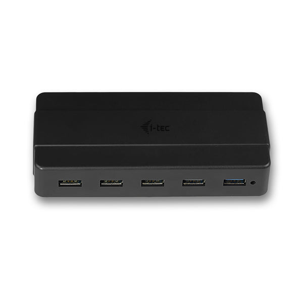 i-tec U3HUB742 interface hub USB 3.2 Gen 1 (3.1 Gen 1) Type-B 5000 Mbit/s Sort
