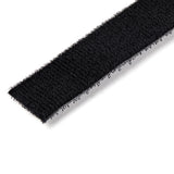 StarTech.com HKLP100 kabelsamler Krog og løkke kabelbinder Nylon Sort 1 stk