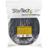 StarTech.com HKLP25 kabelsamler Krog og løkke kabelbinder Nylon Sort 1 stk