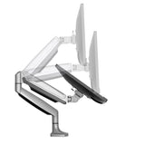 StarTech.com ARMPIVOTHD skærmbeslag og -stativer 81,3 cm (32") Skrivebord Sølv