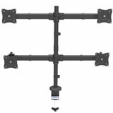StarTech.com ARMQUAD skærmbeslag og -stativer 68,6 cm (27") Skrivebord Sort