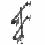 StarTech.com ARMQUAD skærmbeslag og -stativer 68,6 cm (27") Skrivebord Sort