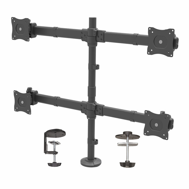 StarTech.com ARMQUAD skærmbeslag og -stativer 68,6 cm (27") Skrivebord Sort