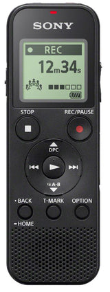 Sony ICD-PX370 Diktafon Intern hukommelse & flash kort Sort