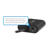 StarTech.com CDP2HD4K60SA USB grafisk adapter 3840 x 2160 pixel Sort