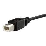 StarTech.com USBPNLBFBM1 USB-kabel USB 2.0 0,3 m USB B Sort