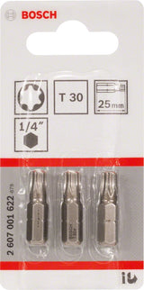 Bosch 2 607 001 622 skruetrækker bit 3 stk