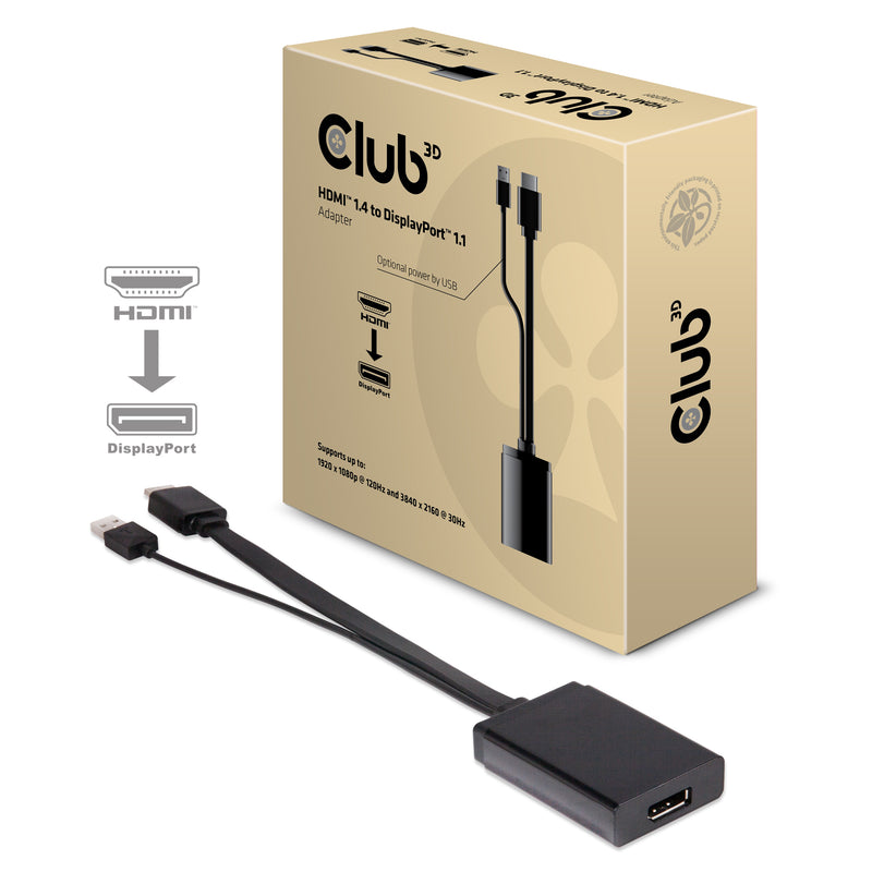 CLUB3D CAC-1330 kabel kønsskifter Sort