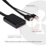 CLUB3D CAC-1330 kabel kønsskifter Sort
