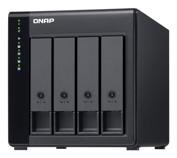QNAP TL-D400S drevkabinet HDD/SSD kabinet Sort, Grå 2.5/3.5"
