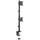 StarTech.com ARMDUALV skærmbeslag og -stativer 68,6 cm (27") Skrivebord Sort