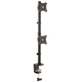 StarTech.com ARMDUALV skærmbeslag og -stativer 68,6 cm (27") Skrivebord Sort