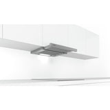 Bosch Serie 4 DFT63AC50 emhætte Semi indbygget (træk ud) Sølv 360 m³/t