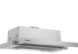 Bosch Serie 4 DFT63AC50 emhætte Semi indbygget (træk ud) Sølv 360 m³/t