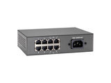 LevelOne FEP-0812 netværksswitch Fast Ethernet (10/100) Strøm over Ethernet (PoE) Sort