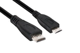 CLUB3D CAC-1350 HDMI-kabel HDMI Type C (Mini) HDMI Type A (Standard) Sort