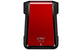 ADATA EX500 HDD/SSD kabinet Sort, Rød 2.5"
