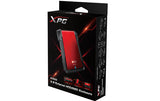ADATA EX500 HDD/SSD kabinet Sort, Rød 2.5"