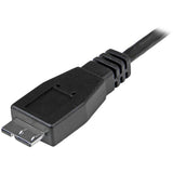 StarTech.com USB31CUB50CM USB-kabel USB 3.2 Gen 2 (3.1 Gen 2) 0,5 m USB C Micro-USB B Sort