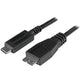 StarTech.com USB31CUB50CM USB-kabel USB 3.2 Gen 2 (3.1 Gen 2) 0,5 m USB C Micro-USB B Sort