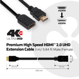 CLUB3D CAC-1321 HDMI-kabel HDMI Type A (Standard) Sort