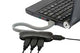 Targus 4-Port Smart USB Hub Sort, Grå