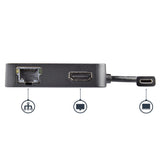 StarTech.com DKT30CHD dockingstation Ledningsført USB 3.2 Gen 1 (3.1 Gen 1) Type-C Sort