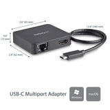 StarTech.com DKT30CHD dockingstation Ledningsført USB 3.2 Gen 1 (3.1 Gen 1) Type-C Sort