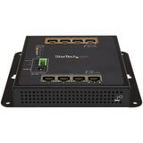 StarTech.com IES81GPOEW netværksswitch Administreret L2 Gigabit Ethernet (10/100/1000) Strøm over Ethernet (PoE) Sort