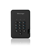 iStorage diskAshur 2 ekstern harddisk 1 TB 5400 rpm USB Type-A 3.2 Gen 1 (3.1 Gen 1) Sort