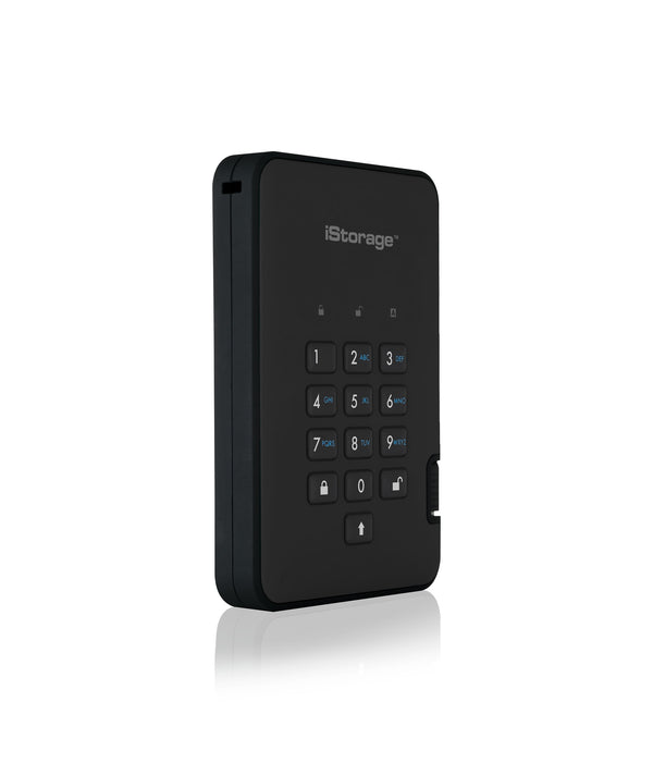 iStorage diskAshur 2 ekstern harddisk 1 TB 5400 rpm USB Type-A 3.2 Gen 1 (3.1 Gen 1) Sort