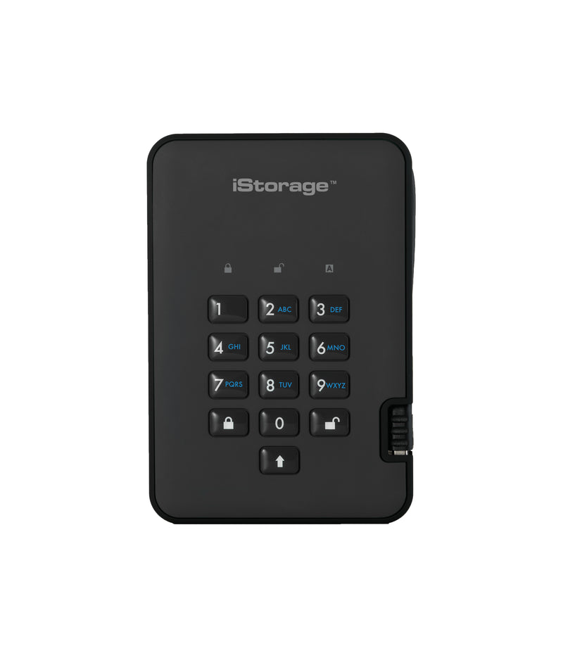 iStorage diskAshur 2 1 TB USB Type-A 3.2 Gen 1 (3.1 Gen 1) Sort