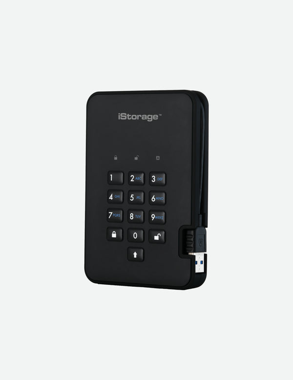 iStorage diskAshur 2 1 TB USB Type-A 3.2 Gen 1 (3.1 Gen 1) Sort