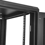StarTech.com RK1833BKM stativ 18U Fritstående reol Sort