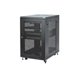 StarTech.com RK1833BKM stativ 18U Fritstående reol Sort