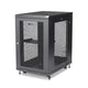 StarTech.com RK1833BKM stativ 18U Fritstående reol Sort
