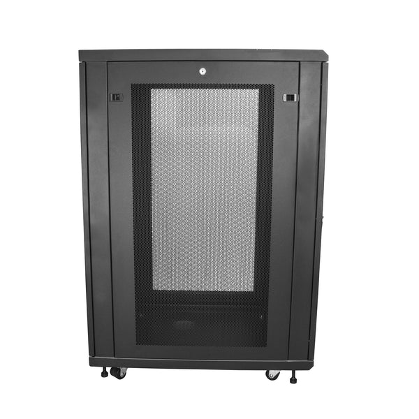 StarTech.com RK2433BKM stativ 24U Fritstående reol Sort