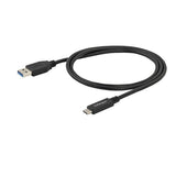 StarTech.com USB315AC1M USB-kabel USB 3.2 Gen 1 (3.1 Gen 1) 1 m USB A USB C Sort